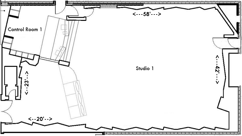 Studio 1 FloorPlan